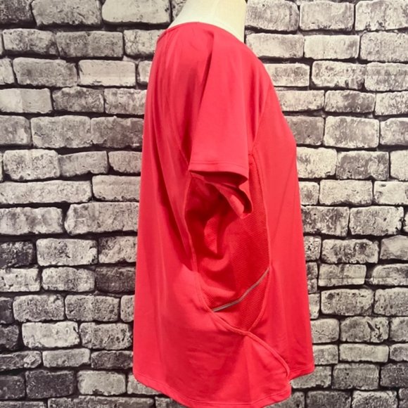 Izod Cool FX Pink Short Sleeve Crew Neck Top Size XL - Picture 6 of 7